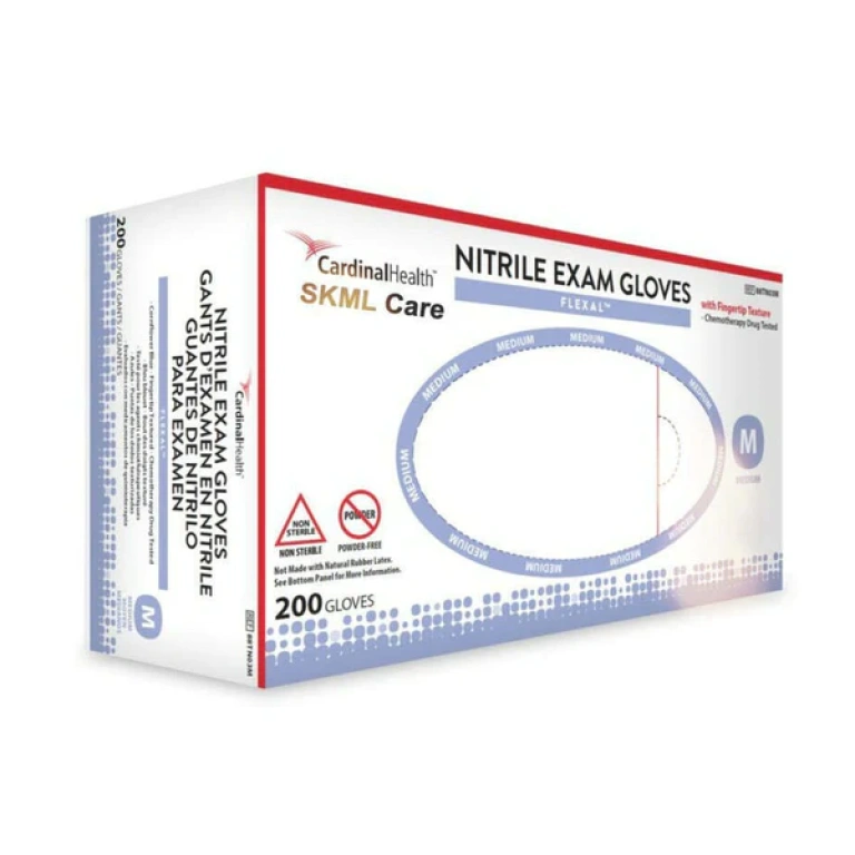 Cardinal Health Flexal Nitrile Exam Gloves, Powder-Free (2000/Case)