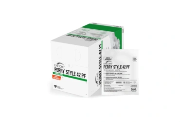 Ansell #5711103PF Surgical Glove ENCORE® Perry® Style 42® PF Size 7 Sterile Pair Latex Extended Cuff Length Smooth White Not Chemo Approved