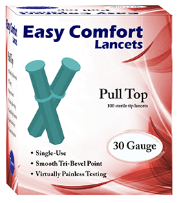 Easy Comfort Pull Top Lancets 30G