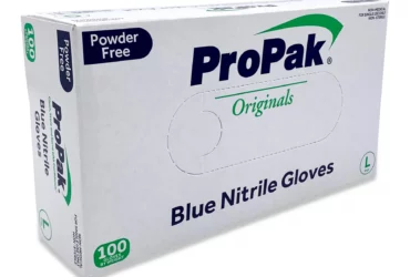 Propak Blue Powder Free Nitrile Gloves