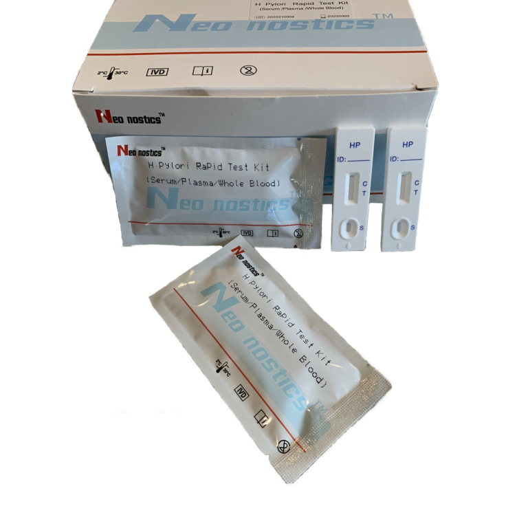 2 PACK - H Pylori Home Test Kit Helicobacter Rapid BLOOD TEST-Results In 7 Mins