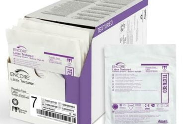 *50-Pairs* Ansell Encore Latex Textured Surgical Sterile Size-8 Gloves 5785005