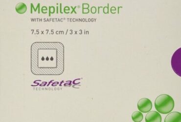 Molnlycke 295200 Mepilex Border With Safetac 3" x 3" Technology 70/CS