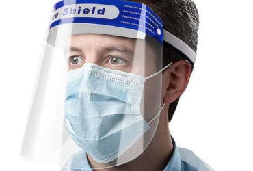 3Ply Facemask with Face Shield (100 per box)