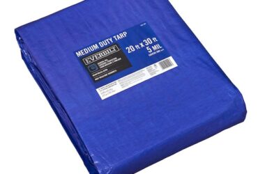 Everbilt 20 ft. x 30 ft. Blue Medium Duty Tarp