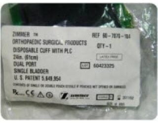 Zimmer 60707010400 – Cuff Dual Port Single Bladder 24″ 10/BX