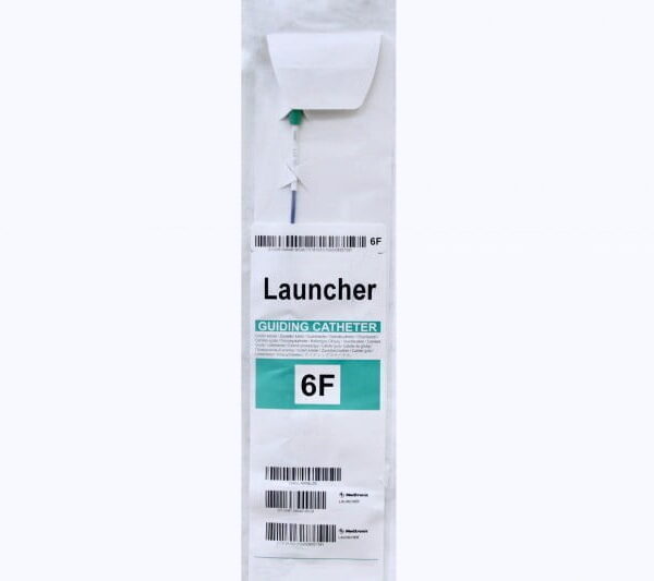 Medtronic LA6AL10 - 6 Fr 100 cm Amplatz Left 1.0 Launcher Coronary Guide Catheter