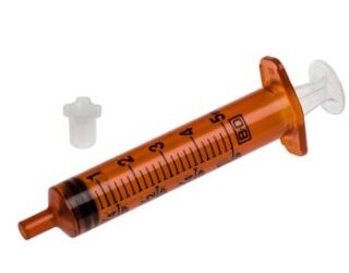 BD 305208 Oral Syringe 5mL W/TIP 500/CS