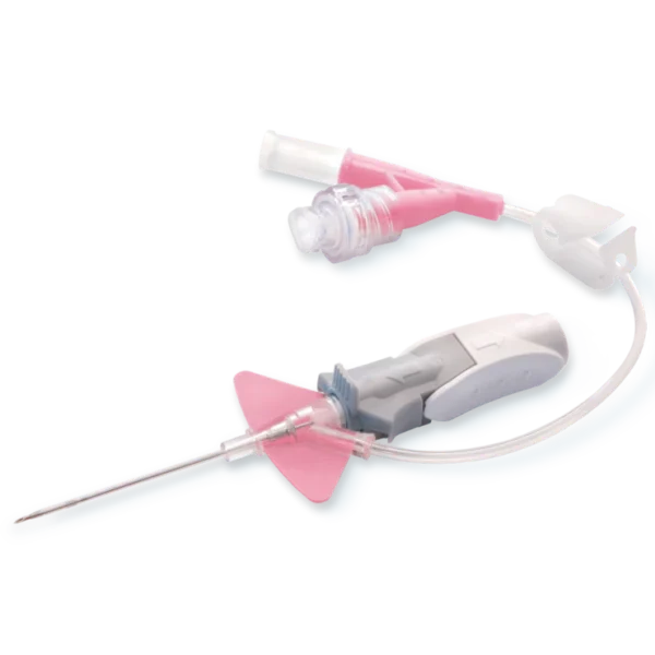 BD 383536 Nexiva Closed IV Catheter System Dual Port 20 Gauge 1 Inch (1.1 mm x 25 mm) Pink 80/CS
