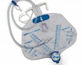 Covidien 6261 - Dover Urine Drainage Bag, Needle Sampling, Anti-Reflux Device, Drain Tube, 4000 mL