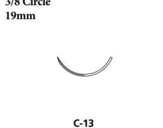 Covidien SC3634 - Suture Caprosyn Und Mono C-13 5-0 18" 36/BX