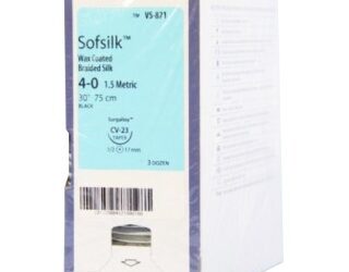 Covidien VS871 - SUTURE, SOFSILK, BLACK, 4/0, 30", CV-23, 36/BX