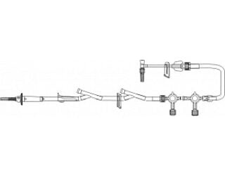 ICU Medical B30079 - SET, IV ADMIN, 60DRP W/15M FLTR TU 130", 25/CS