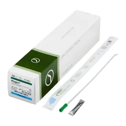 Bard # 1190833 Urethral Catheter Bard® Coude Olive Tip Hydrophilic Coated 14 Fr. 16 Inch