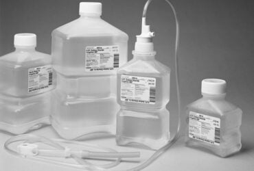 B. Braun R5201-01 Irrigation Solution 0.9% Sodium Chloride, Preservative Free Not for Injection Bottle 500 mL