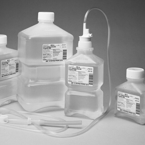 B. Braun R5201-01 Irrigation Solution 0.9% Sodium Chloride, Preservative Free Not for Injection Bottle 500 mL