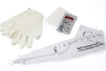 Bard #4A7116 Intermittent Catheter Kit Touchless® Plus Closed System / Coude Tip 16 Fr. Without Balloon Vinyl 50/CS