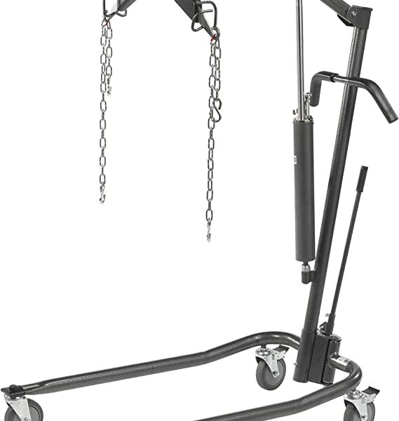 Drive Medical 13023SV Handicap Hydraulic Lift, Silver Vein 5 Inch (Pack of 1)