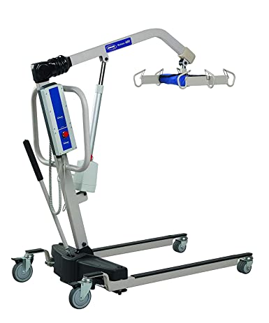 Invacare Reliant Heavy-Duty Electric Patient Lift with Manual Low Base, 600 lb. Weight Capacity, RPL600-1