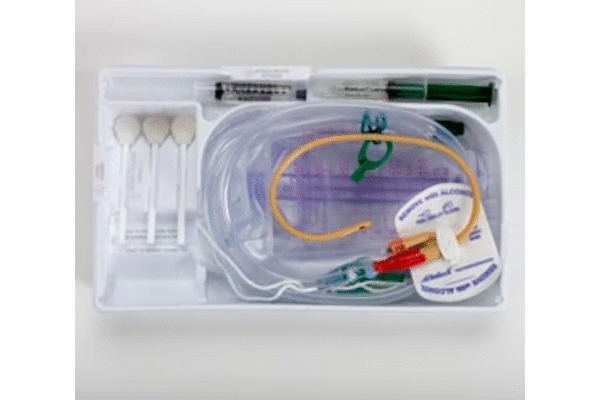 Bard A119416M Indwelling Catheter Tray Surestep® Foley / Temperature Sensing 16 Fr. Without Balloon Latex 10/CS