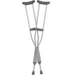 Professional-grade Adjustable Aluminum Underarm Crutches for Adultsf