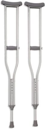 Professional-grade Adjustable Aluminum Underarm Crutches for Adultsf - Image 5