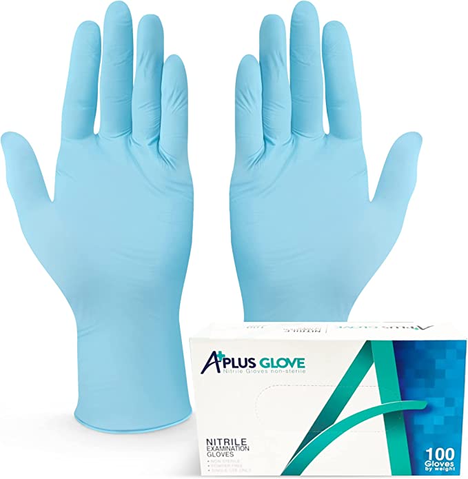 A+ PLUS Medical Examination Nitrile Gloves (1000/case)