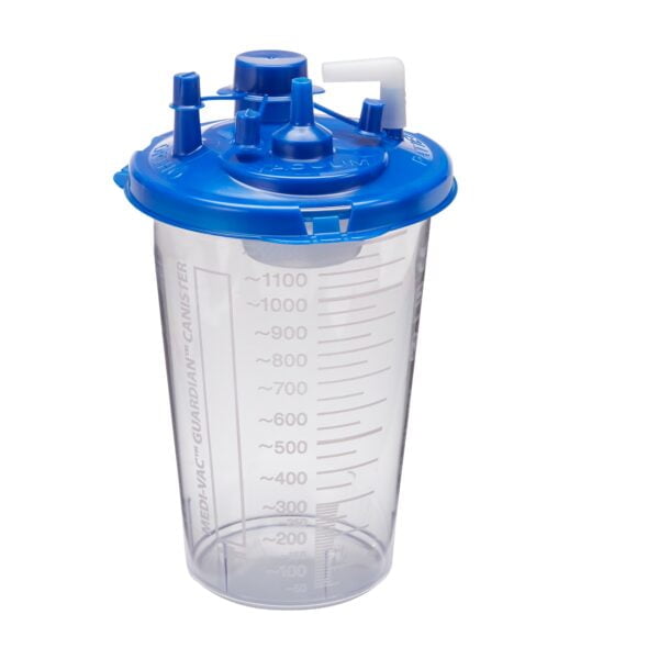 Cardinal 65651-212 Rigid Suction Canister Medi-Vac® Guardian™ 1200 mL Sealing Lid 40/CS