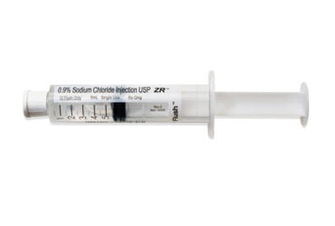 Medline EMZE010055 Heparin Sodium, Porcine, Preservative Free 10 U / mL Injection Prefilled Syringe 5 mL Fill in 10 mL Syringe 600/CS