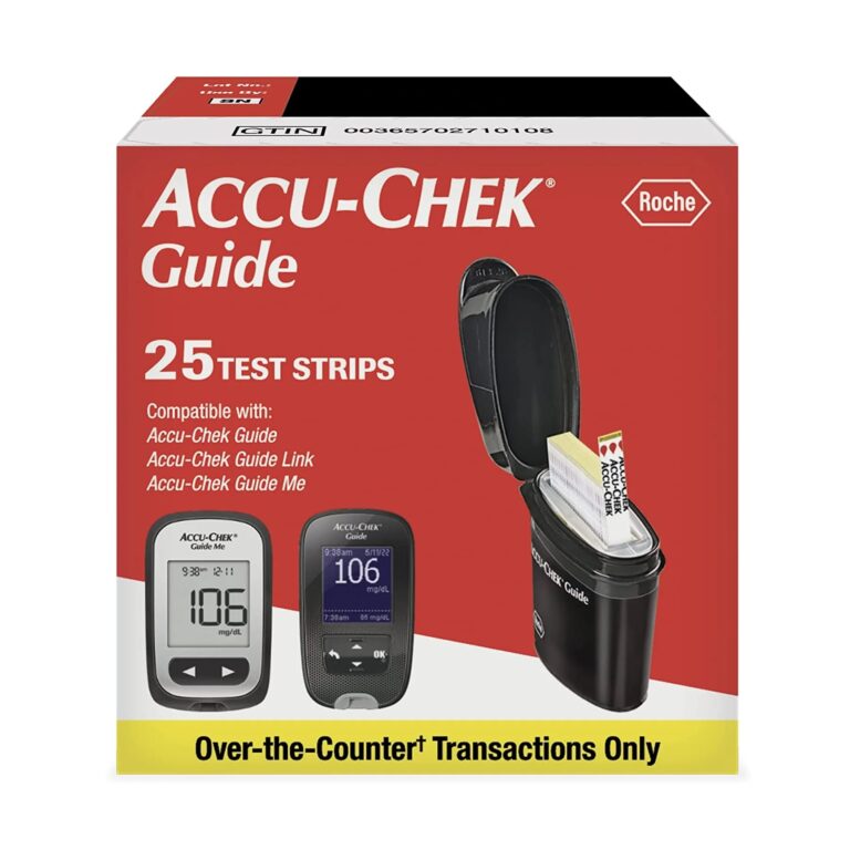 Roche Diagnostics 07453710001 Accu-Chek Guide 25 Ct Blood Glucose Test Strips 25/BX