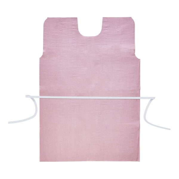 GRAHAM MEDICAL TISSUE/POLY/TISSUE EXAMINATION GOWN-Exam Gown, TPT, 30″ x 42″, Mauve