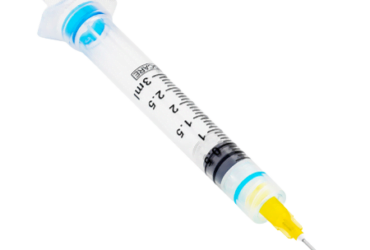 Sol-Millennium 100075IM Safety Hypodermic Syringe with Needle 3 mL 1 Inch 21 Gauge (800/CS)