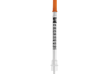 Sol-Millennium 100089IM Safety Insulin Syringe with Needle 0.5 mL 5/16 Inch 30 Gauge (1000/CS)