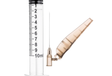 Sol-Millennium 102215SN 10mL Luer Lock Syringe with Safety Needle 1-1/2 Inch 22 Gauge (300/CS)