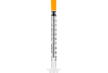 Sol-Millennium 1612712B Standard Insulin Syringe with Needle 1 mL 1/2 Inch 27 Gauge (1000/CS)