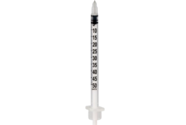 Sol-Millennium 1633151B Standard Insulin Syringe with Needle 0.3 mL 5/16 Inch 31 Gauge (1000/CS)