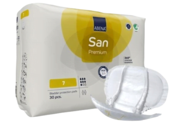 Abena 1000021309 Incontinence Liner San Premium 14.1 x 24.8 Inch Heavy Absorbency Fluff / Polymer Core Size 7 (120/CS)