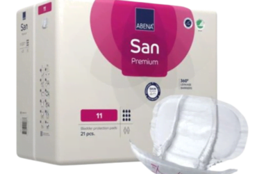 Abena 1000021313 Incontinence Liner San Premium 14.5 x 28.7 Inch Heavy Absorbency Fluff / Polymer Core Size 11 (84/CS)