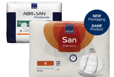 Abena 9382 Incontinence Liner Abri-San™ Premium 25 Inch Length Moderate Absorbency Fluff / Polymer Core Level 8 (84/CS)
