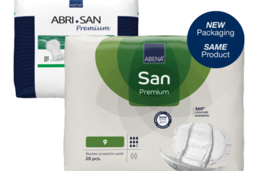 Abena 9384 Incontinence Liner Abri-San™ Premium 28 Inch Length Moderate Absorbency Fluff / Polymer Core Level 9 (100/CS)