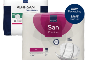 Abena 9389 Incontinence Liner Abri-San™ Premium 28 Inch Length Heavy Absorbency Fluff / Polymer Core Level 11 (64/CS)