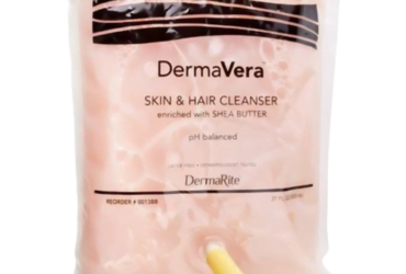 DermaRite 0013BB Shampoo and Body Wash DermaVera 800 mL Dispenser Refill Bag Scented (12/CS)