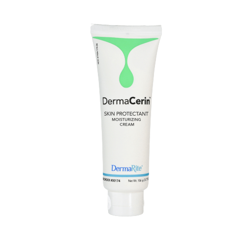 DermaRite 00174 Skin Protectant DermaCerin 4 oz. Tube Unscented Cream (24/CS)