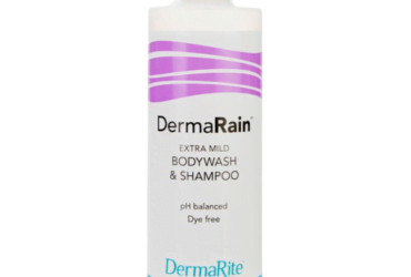 DermaRite 0056 Shampoo and Body Wash DermaRain® 7.5 oz. Flip Top Bottle Scented (48/CS)