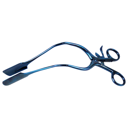 MedGyn 030970 Lateral Vaginal Wall Retractor Blue Titanium