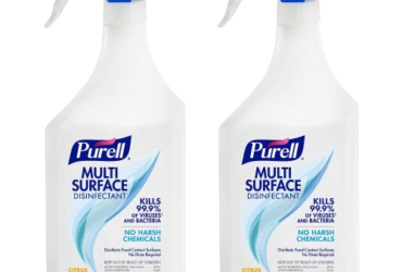 PURELL 2844-02-ECCAL Multi Surface Disinfectant Spray Citrus Scent 28 fl oz Capped Bottle with Spray Trigger in Pack (Pack of 2)