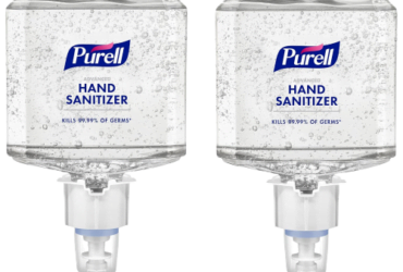 PURELL 6463-02 Advanced Hand Sanitizer Gel Clean Scent 1200 mL Refill for PURELL ES6 Automatic Hand Sanitizer Dispenser (Pack of 2)