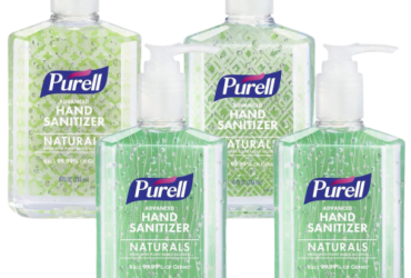 PURELL 9626-06-ECDECO Advanced Hand Sanitizer Naturals with Plant Based Alcohol Citrus Scent 8 fl oz Pump Bottle (Pack of 4)
