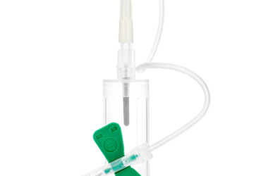 Sol-Millennium 110201030004 Sol-Care Safety Blood Collection Needle w/Pre-attached Holder 3/4 Inch 21 Gauge 7 Inch (200/CS)