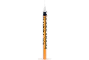 Sol-Millennium 181025 Sol-M Syringe with Fixed Needle 25 Gauge 5/8 Inch (16mm) (800/CS)